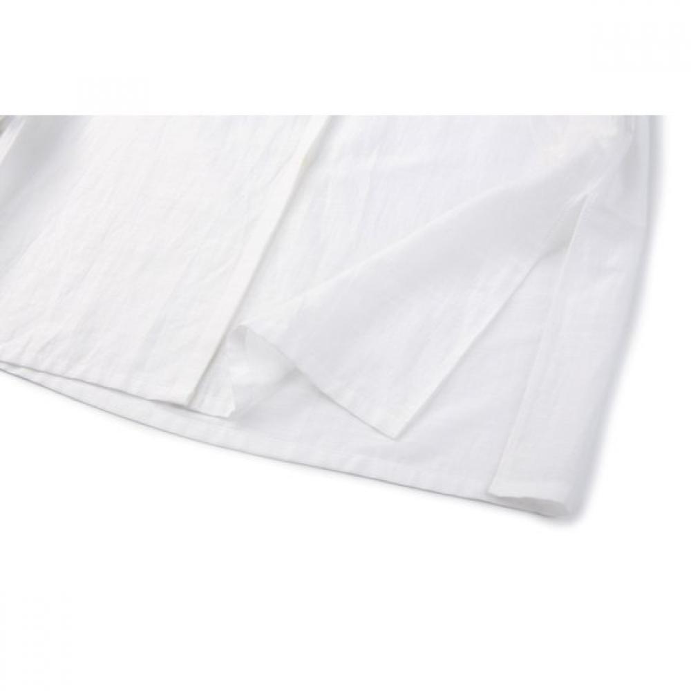 Furina Classical White Cooling Lady Blouse