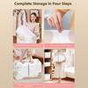 Cube Compression No-Pump Vacuum Bags Space Saving Storage Compression Bag  Travel Packing