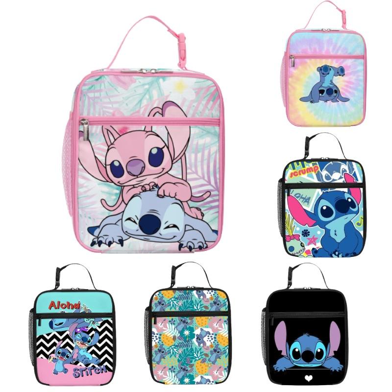 Runningtiger Stitch School Lunch Bag For Boys And Girls Breathable And Cute Design