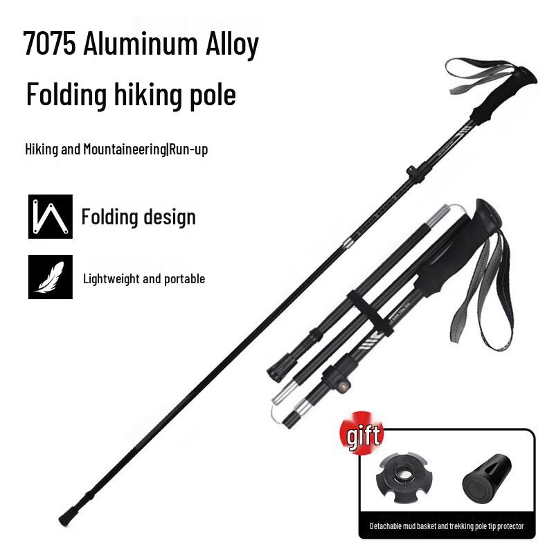 ZISIZ Ultralight 5-Section Folding Trekking Pole