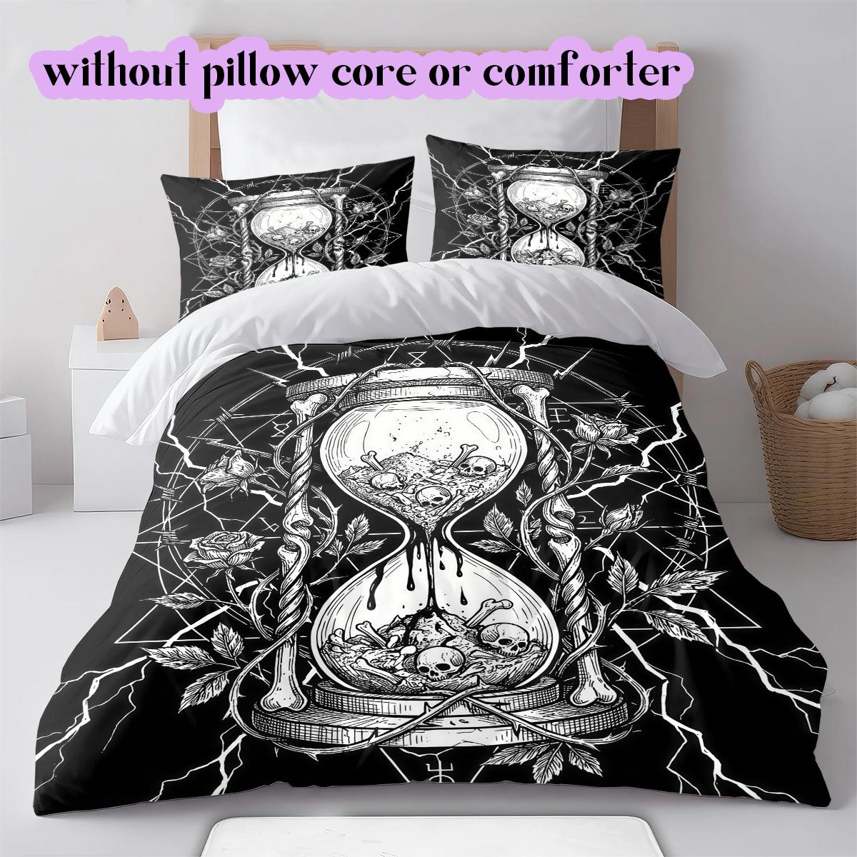 

Thorn items Pattern Bedding Quilt Set Quilt Cover Pillowcase Home Decoration Birthday Gift (1 * duvet cover + 2 * pillowcase, without core) 135x200cm