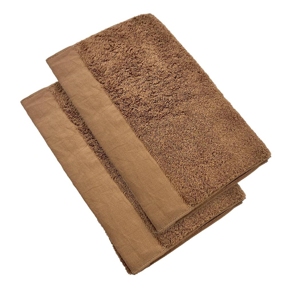 Imabari Sore Face 33 X 80 Set of 2 Towel, Brown, Cm,