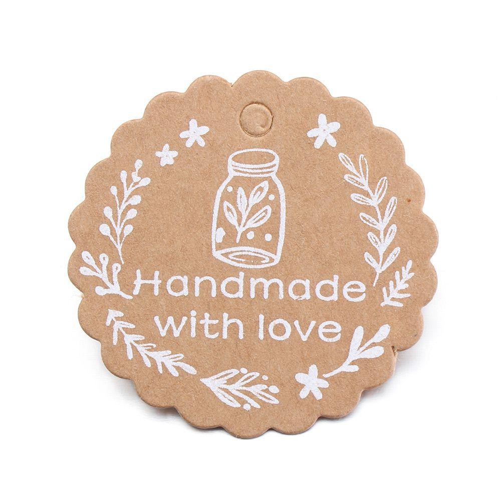 Supplies Gift packing Hang Tag Multi Style Thank You Crafts DIY Paper Label Kraft Paper Tags