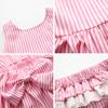 Baby Clothing Sets Girls Cute Summer Sleeveless Dress Girl 2Pieces Sets Short Pants+Dress Set Stripe Patten for Baby 6-24M