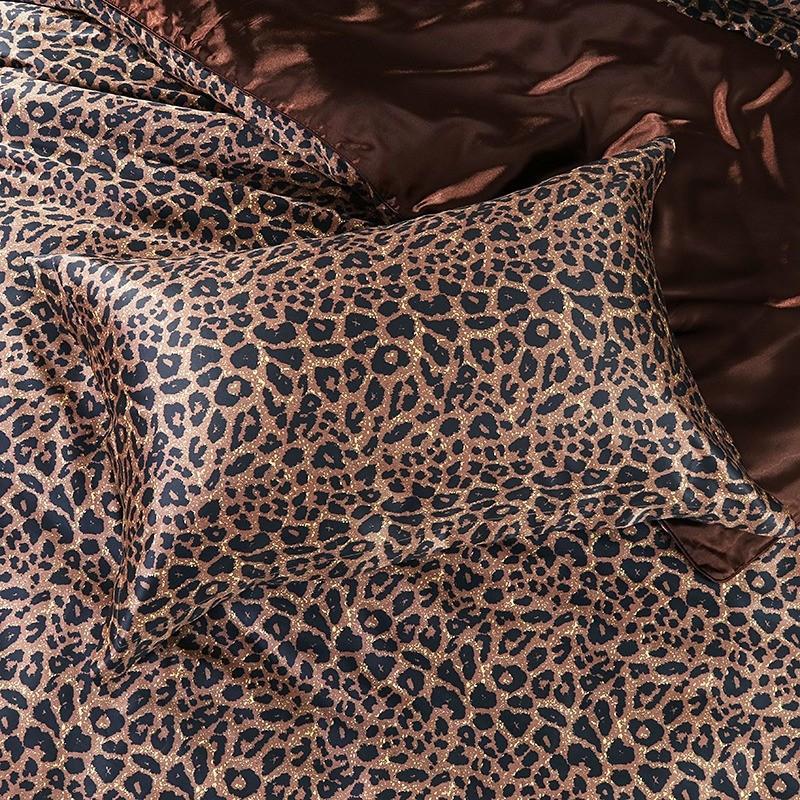 Solid Color Double-sided Silk Pillowcase Mulberry Silk Ice Silk Beauty Pillowcase Single Silk Wide-edge Pillowcase