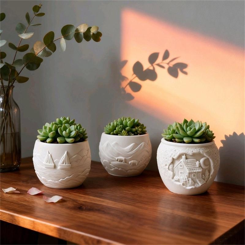 Silikon Kerzenbecher Pflanzgefäßform zum Basteln Wiederverwendbare Hitzebeständige Materialien für Kinder und Heimdekorationsprojekte