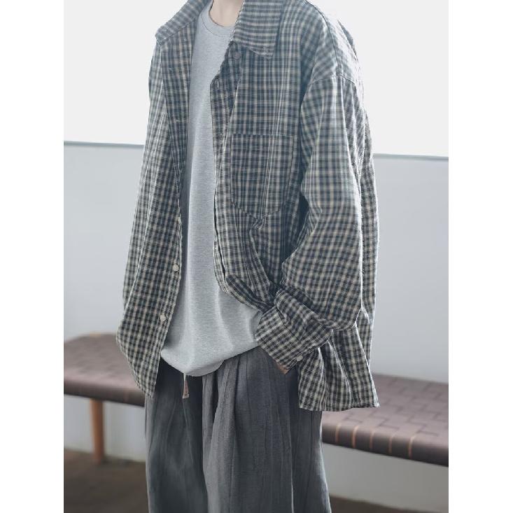 

Рубашка с длинным рукавом с буквенным принтом 2024 года в японском стиле в стиле Гонконга, свободная рубашка для мальчиков, летнее модное универсальное повседневное пальто 2XL чёрный