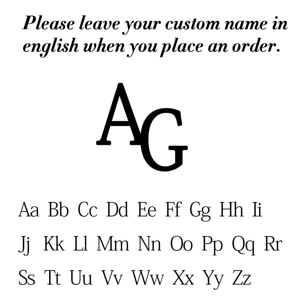 Stainless Steel Custom Name Letters Logo Brooch Personalized Nameplate Pins Badge Trendy Jewelry Gift for Women Men Kids