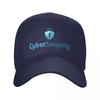 Cyber Security Lock Blue Baseball Cap Sun Cap Luxury Unisex Hat Trucker Cap Christmas Hat Hats Unisex Womens