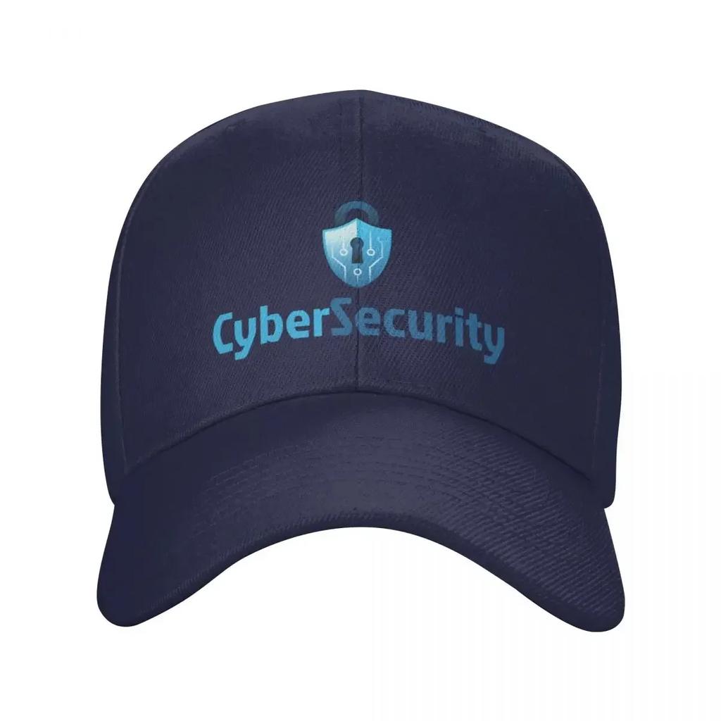 Cyber Security Lock Blue Baseball Cap Sun Cap Luxury Unisex Hat Trucker Cap Christmas Hat Hats Unisex Womens