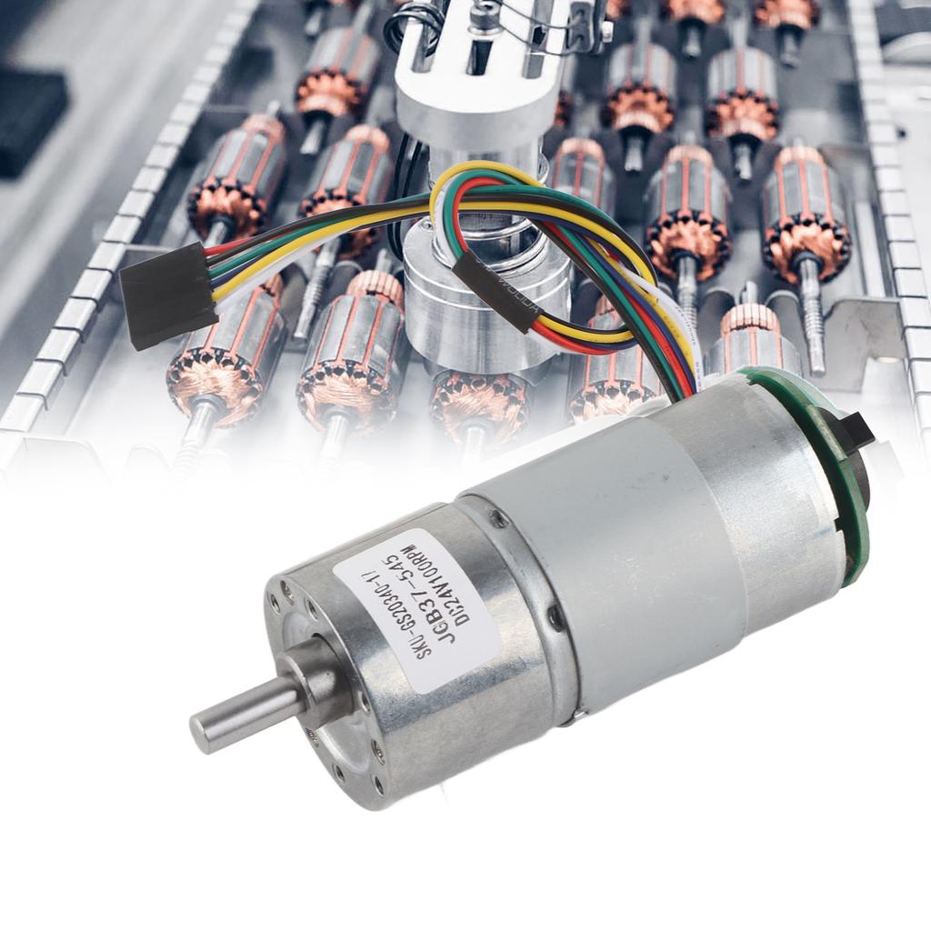 Duży silnik przekładniowy torsyjny z enkoderem 1224V silnik z redukcją mocy i prędkości(24V 100RPM)