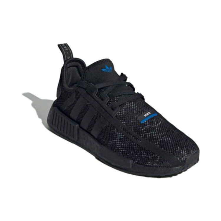 adidas NMD_R1 Preto Carbono Camo Tênis Masculino Core-Preto Cinza-Cinco IG5535