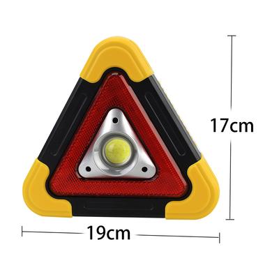 Alarmlampe Dreieck Warnschild Verkehrssicherheit Tragbares Blinklicht in der Hand Notfall Panne Auto LED Arbeitsleuchte