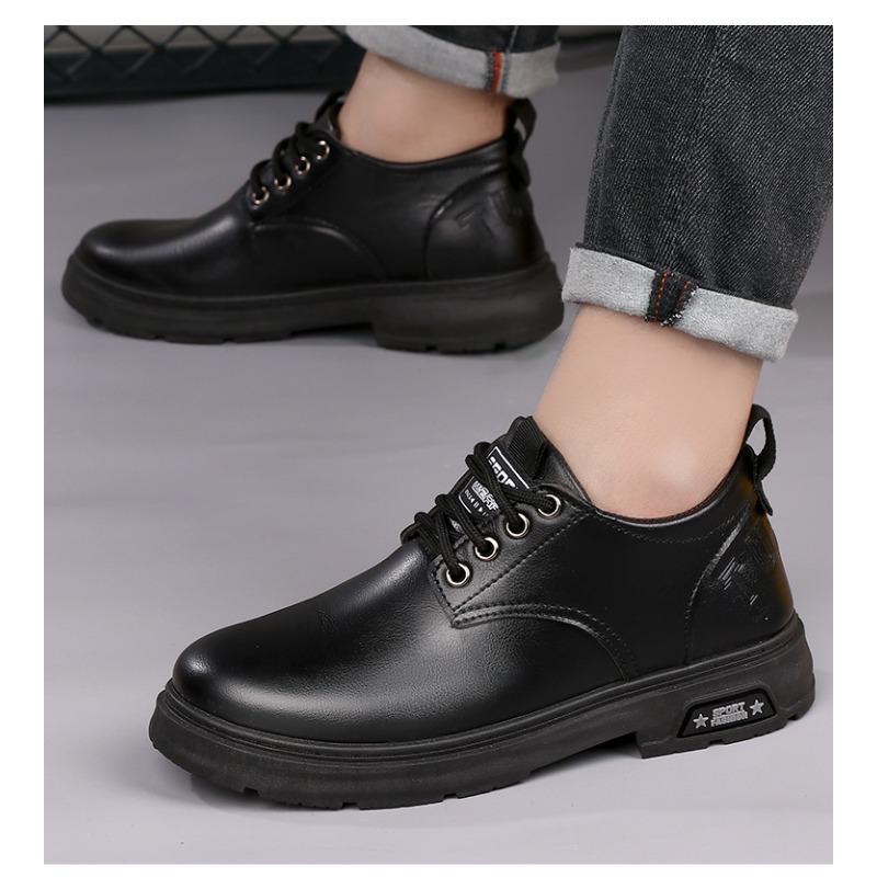 Zapatos de Hombre Casual Cuero Suela Blanda Pala Blanda Transpirables Anti-Olor Antideslizantes Conducción.