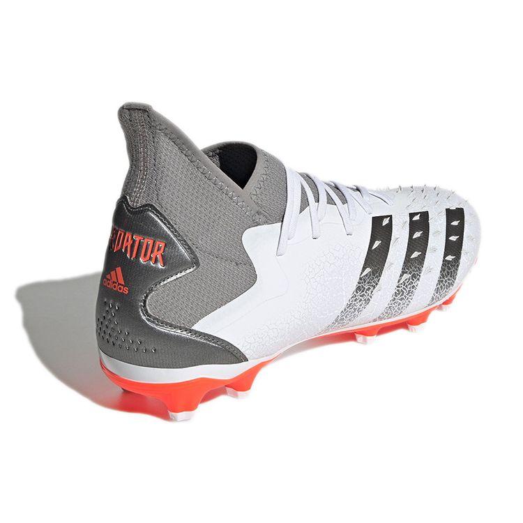Adidas Predator Freak.3 Artificial Turf AG HG Shock Absorbing Anti-Slip Soccer Shoes Men Soccer Shoes White Gray Q47228