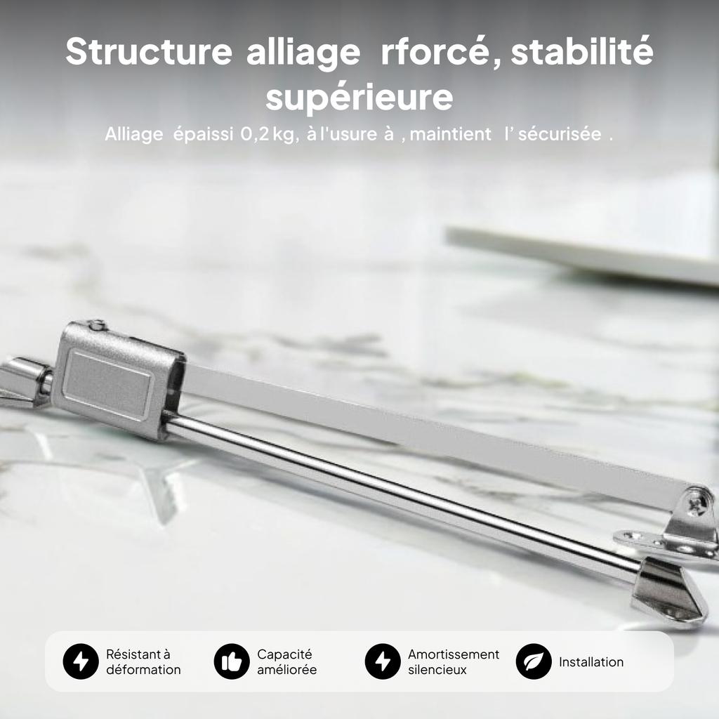 Cupboard Flap Down Door Stay Cabinet Hinge Smooth and Stable Sturdy Easy Installation Drop