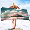 Cherry Blossom Bath Towels Soft Comfort Beach Highly Absorbent Large Decorative Guest Hand For Swimming Pool