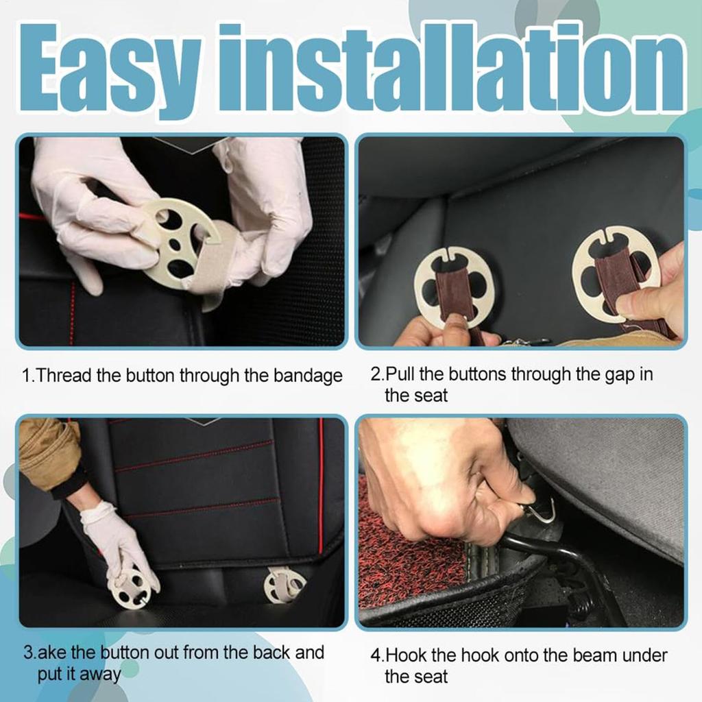 Car Seat Cover Mounting Hooks, Car Seat Cover Hooks | Car Seat Cover Holder