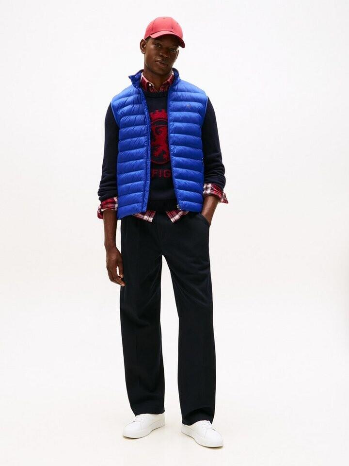 Зимняя куртка Tommy Hilfiger Packable Recycled Vest stand-up collar blue wedge blue