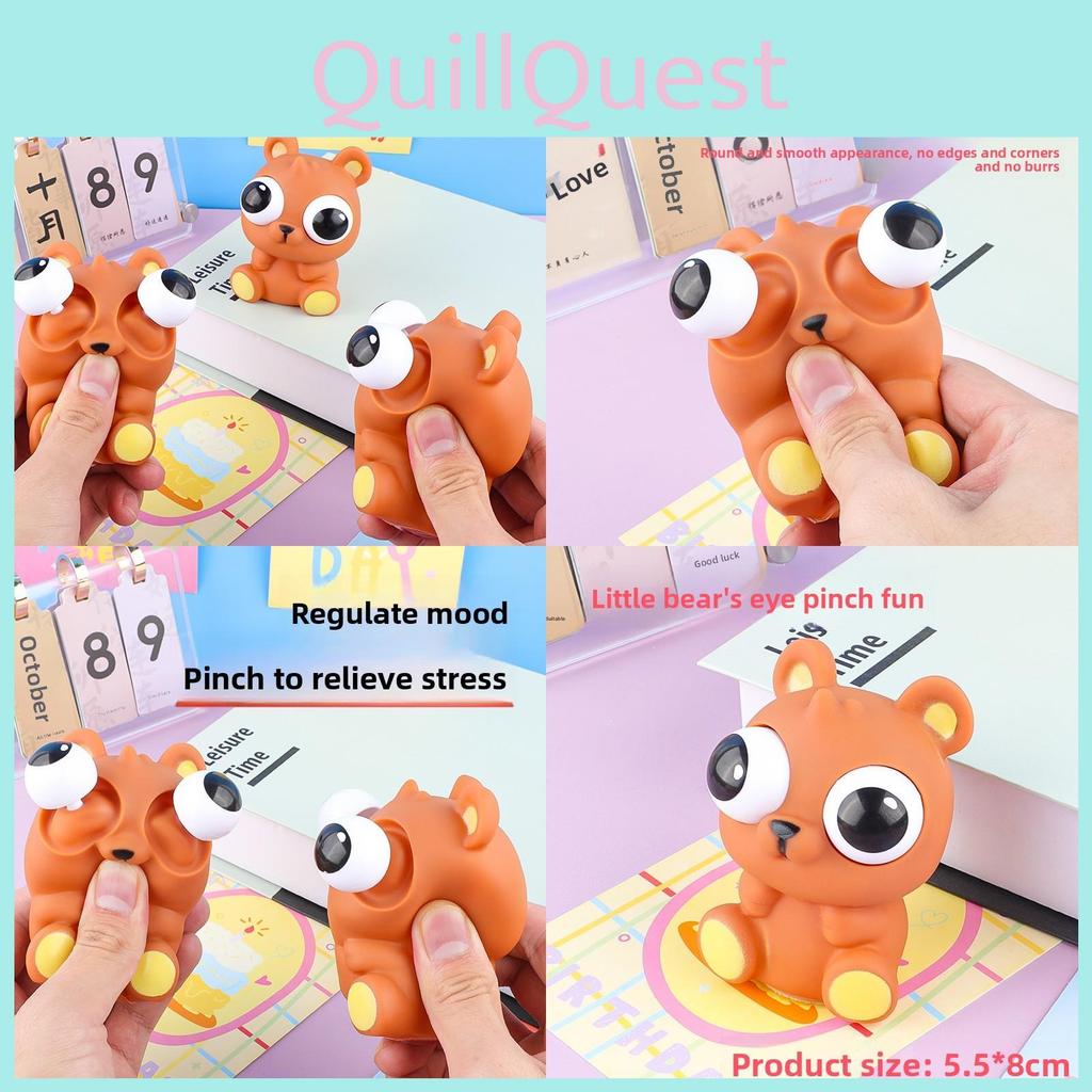 Bear Exploding Eye Children Toys Stress Reliever Home Office Family Gift Fun