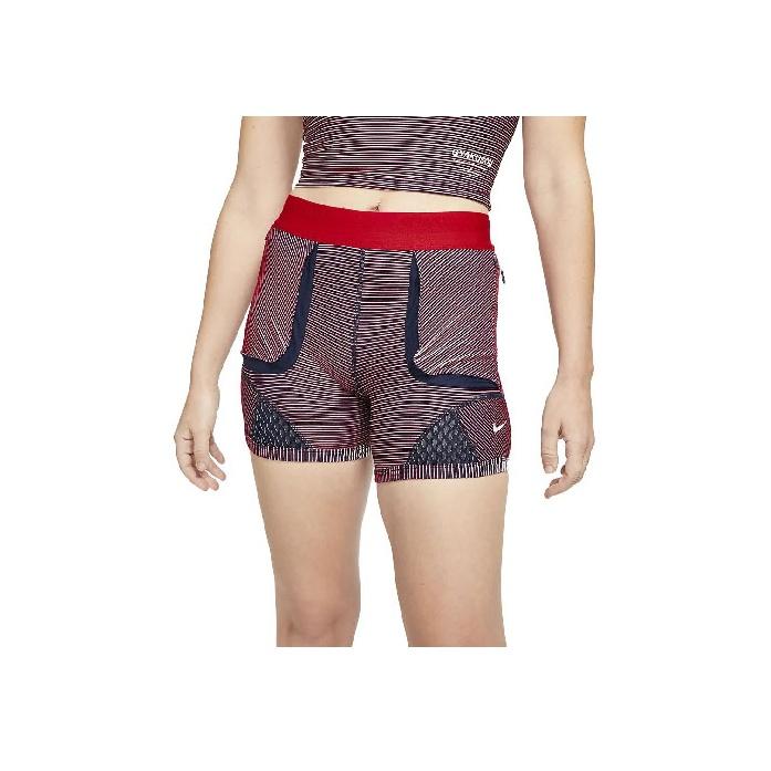New Nike Casual Shorts Women's Red CU1583-498