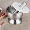 Stainless For Crushing Efficiently Durable Stone Pounding Jar Crushing Garlic Pestle Stainless Kitchen Ingredients
