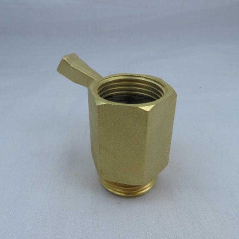 Portable Sturdy Brass 3/4Inch Hose Shutoff Valves Convenient for Outdoor Faucets and Sprinkler Systems Daily Use