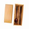 Caja de Palillos Japoneses Vajilla Cuchara Jaula Caja de Almacenamiento de Bambú Contenedor