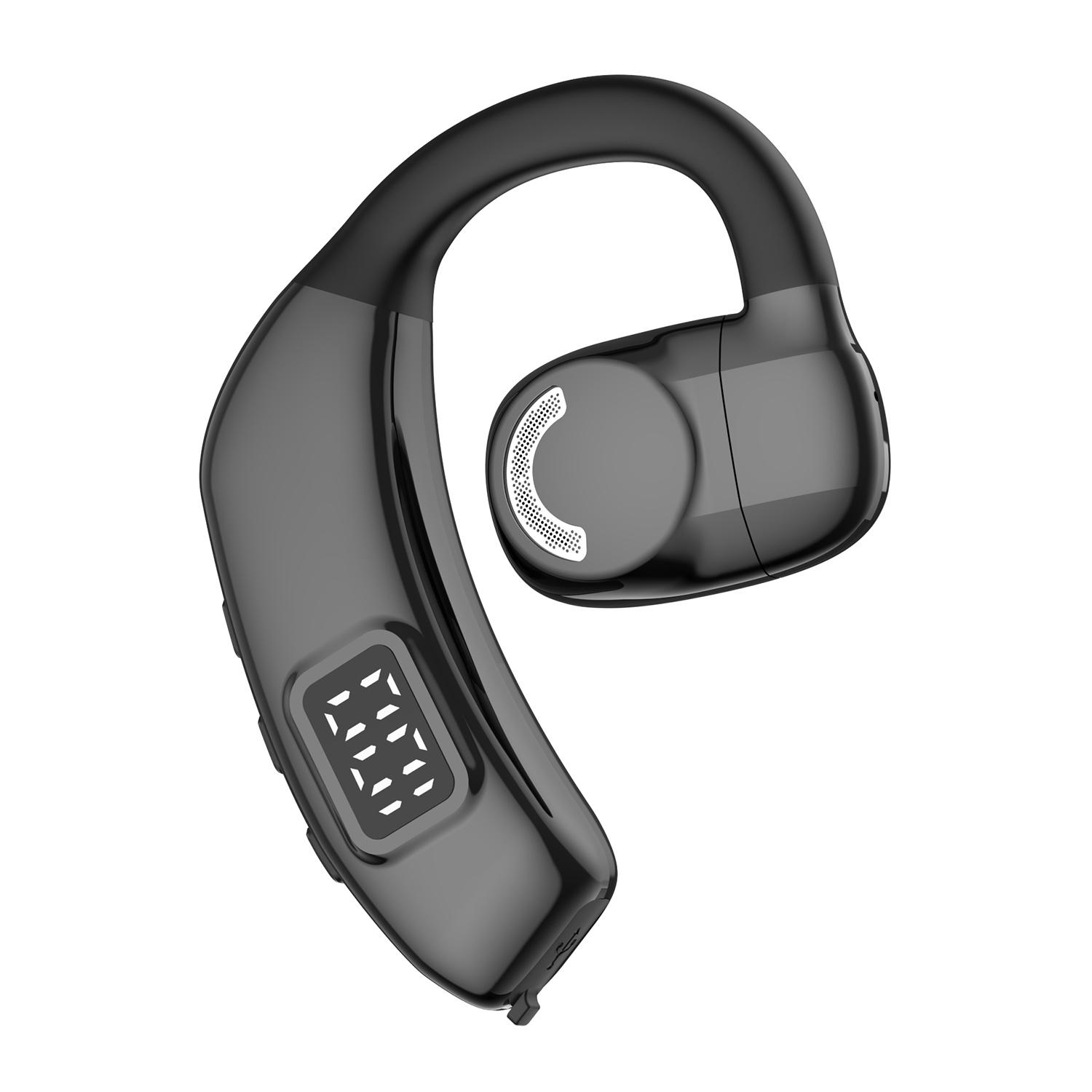 

X30 Bluetooth-compatible 5.4 Single Ear Business Headphone Wireless Hook Earphone Black
