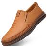 Fashion Men's Walking Loafers Breathable Male Outdoor Casual Shoes Leather Men Office Shoes Slip on Flats Man Versatile Driving Sneakers