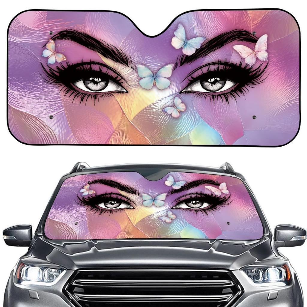 Universal Customizable One-Piece Car Windshield Sunshade