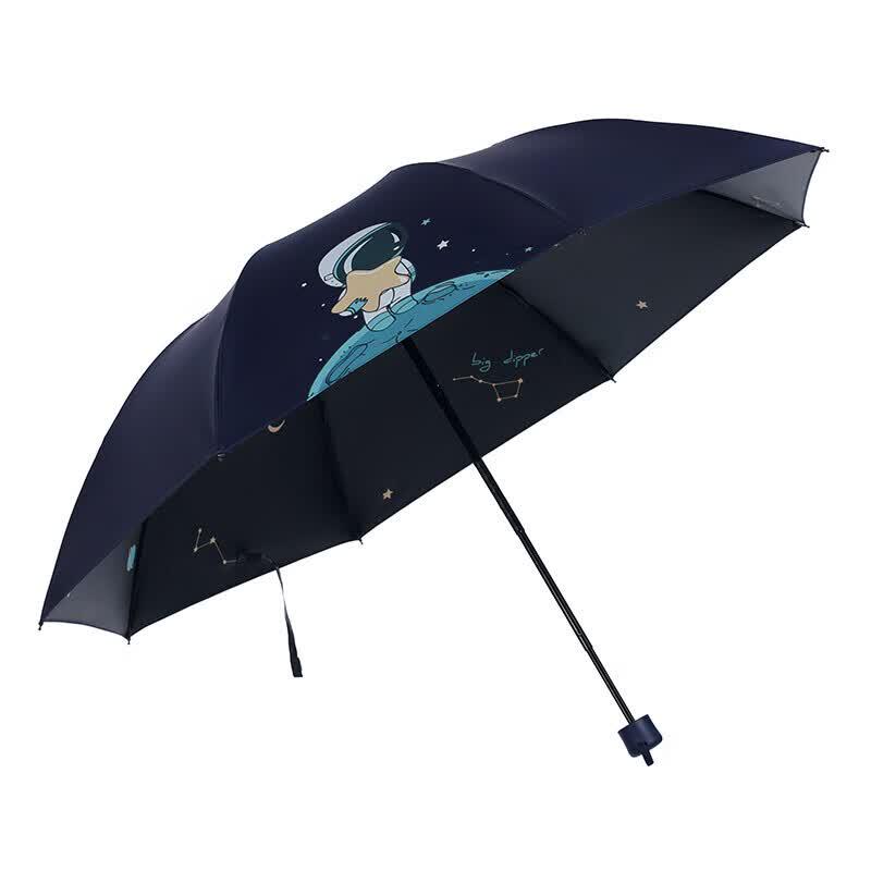 Paradise Umbrella UV Protection Black Coating Reinforced Parasol
