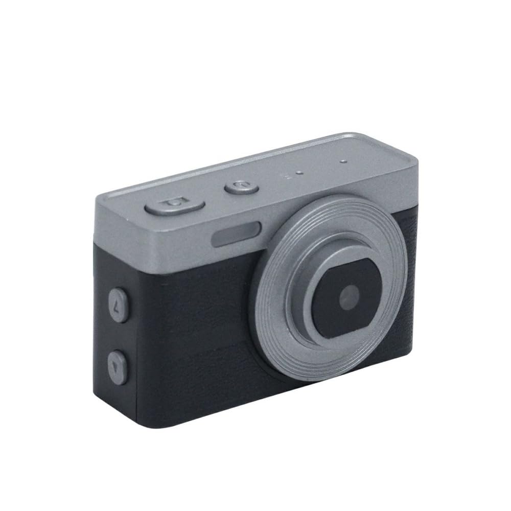 King KLIKKA Black Keychain Camera, Miniature Digital Camera with 0.96-inch LCD Screen, Retro Design, MicroSD Card Support (Up to 32GB), 829351