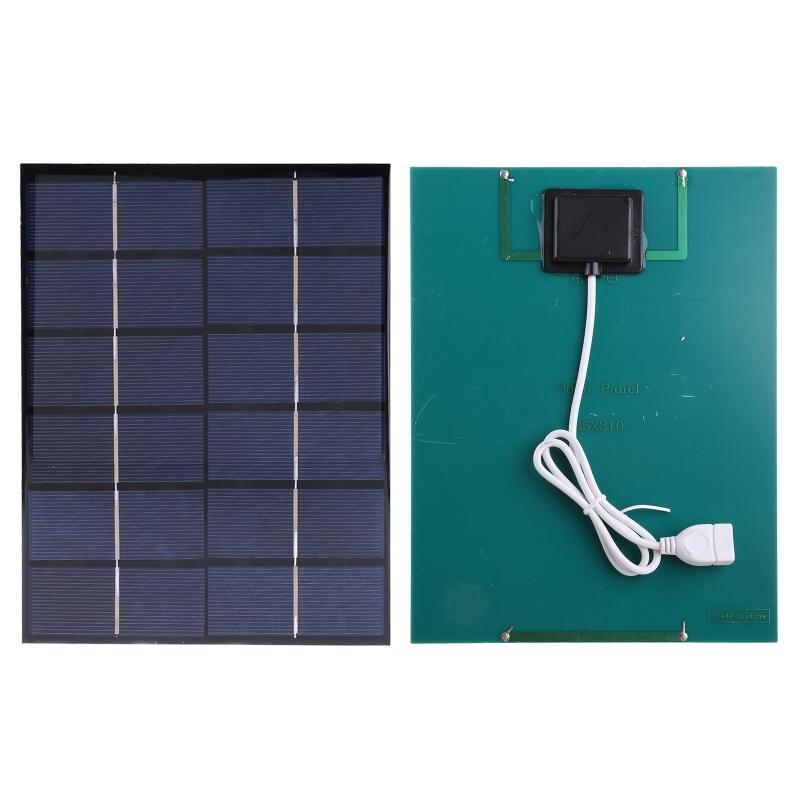 5,2W 8-Zoll Solar Abluftventilator Kit Luftabsauger Mini Ventilator Solarpanel Powered Lüfter für Hunde Hühnerstall