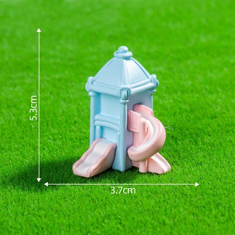 Micro-landscape Ferris Wheel Roller Coaster Amusement Park Cake Baking DecorationsBlind Bag Accessories Small Ornaments