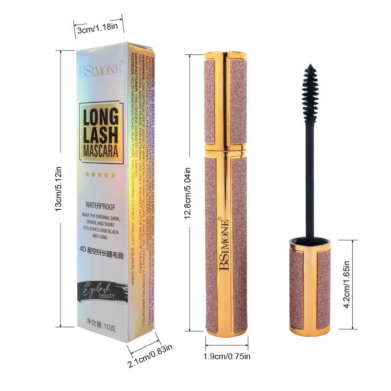 4D Star Lengthening Mascara Non-Smudge Thick Waterproof Long Lasting Definition Mascara