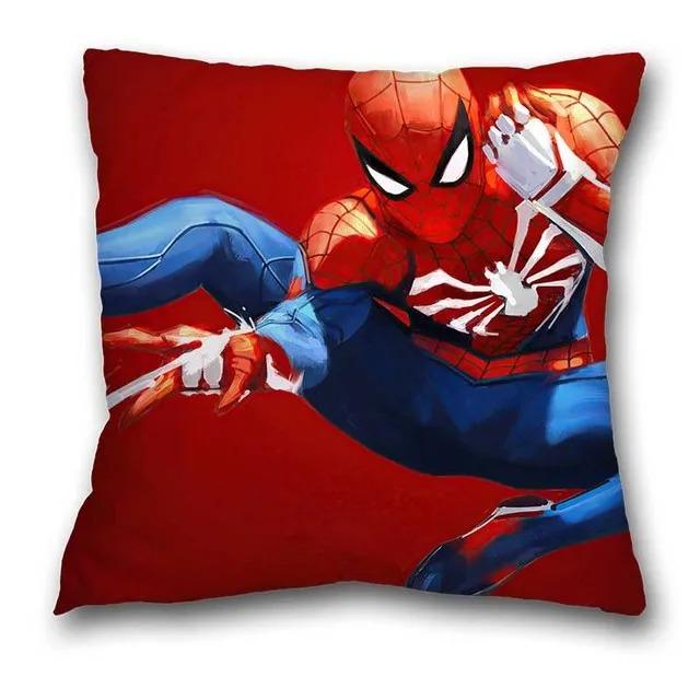 

Spiderman pillow cover super hero living room sofa cushion cover suitable for home bedroom room decoration children gift 16x16Inch