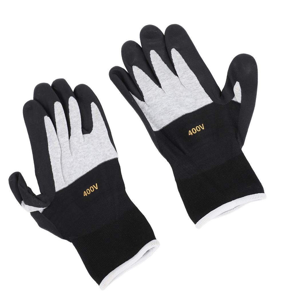 Isolierte Elektrikerhandschuhe Gummi Rutschfest 400V Spannungsfestigkeit Elektrikerhandschuhe für
