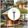 3pcs Waterproof Design Solar Bulb Lamp Solid Sealed Structure Outdoor Garden Light  Roadside Layout