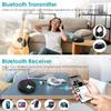 Bluetooth CD Player with Dual Stereo Speakers, Anti-Shock, and USB Repeat Function