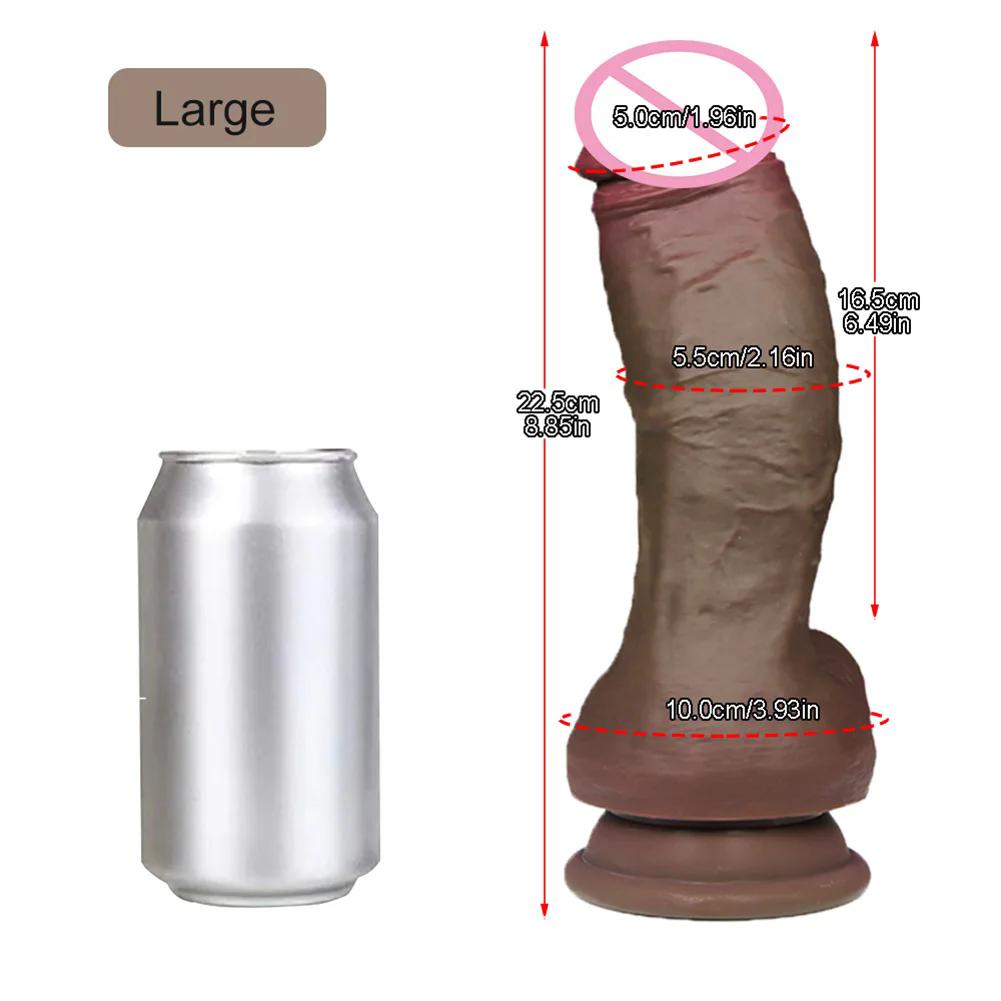 Super Realistic Dildo Dual-Layer Liquid Silicone Dildos Sex Toys For Women G-Spot Masturbation Realistic Penis Huge Consolador