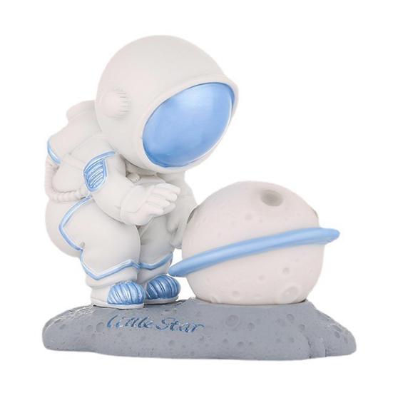 Rechargeable LED Spaceman Planet Kids Bedroom Bedside Nursery Table Lamp Home Decoration