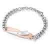 Stainless Steel Custom Letter Bracelet Couples Lightweight Luxury Titanium Adjustable Bangle Jewelry
