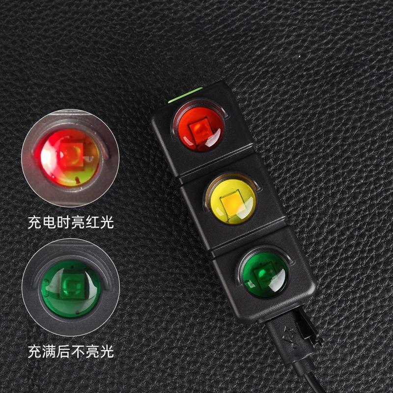 1Pc Bicycle Tail Light Night Usb Charging Outdoor Led Safety Warning Light Riding Mountain Bike Three-color Rear Light