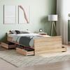 VidaXL Bed Frames Headboard and Footboard Sonoma Oak 90x190 Cm 3203812