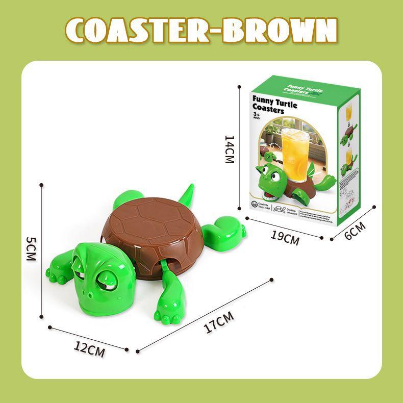 Non-Toxic Surprised Funny Turtle Coaster Toys Kids Gags & Practical Jokes Novelty & Gag Toys Creative Turtle Stress Relief Toy For Gifts