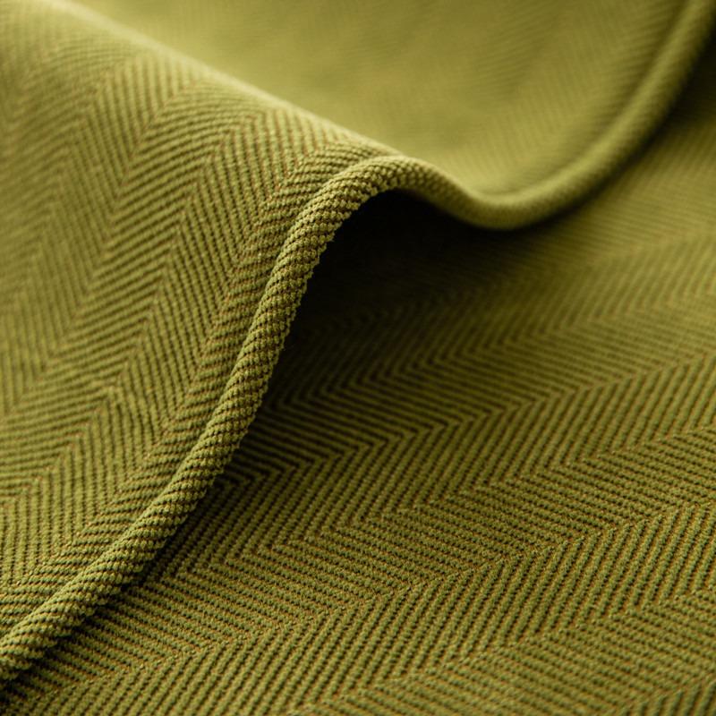 Four Seasons Universal Chenille Sofa Cover Fabric Solid Color Herringbone Stripe Sofa Cushion Modern Simple Anti-Slip Sofa Cover
