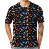 Dinosaur 3d Printed T-shirt Men's Women's Clothing  Cute Dino Pattern Kids New In Tops & Tees Casual Fashion Cartoon T Shirt
