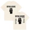 BRYAN ADAMS ROLL WITH THE PUNCHES TOUR 2025 T-Shirts Men Women Vintage High Quality Oversized Cotton T Shirt Fans GiftStreetwear