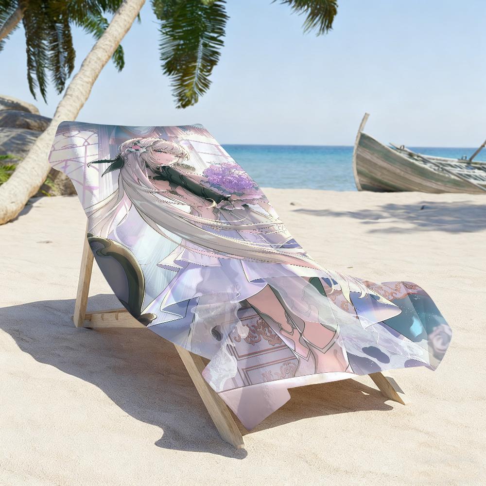 Bianca Game Punishing Gray Raven Towel Sports Quick Dry Travel Camping Gear Sandproof Soft Light Large Beach Towel
